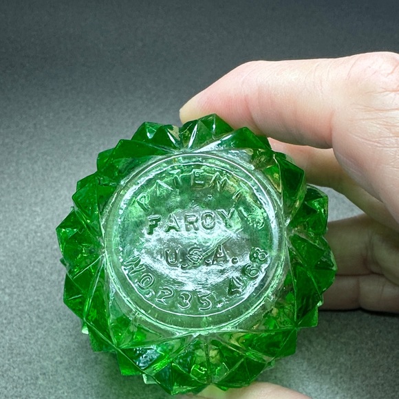 Vaseline Glass Faroy USA - Picture 3 of 8